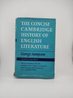 concise Cambridge history of English literature / George Sampson