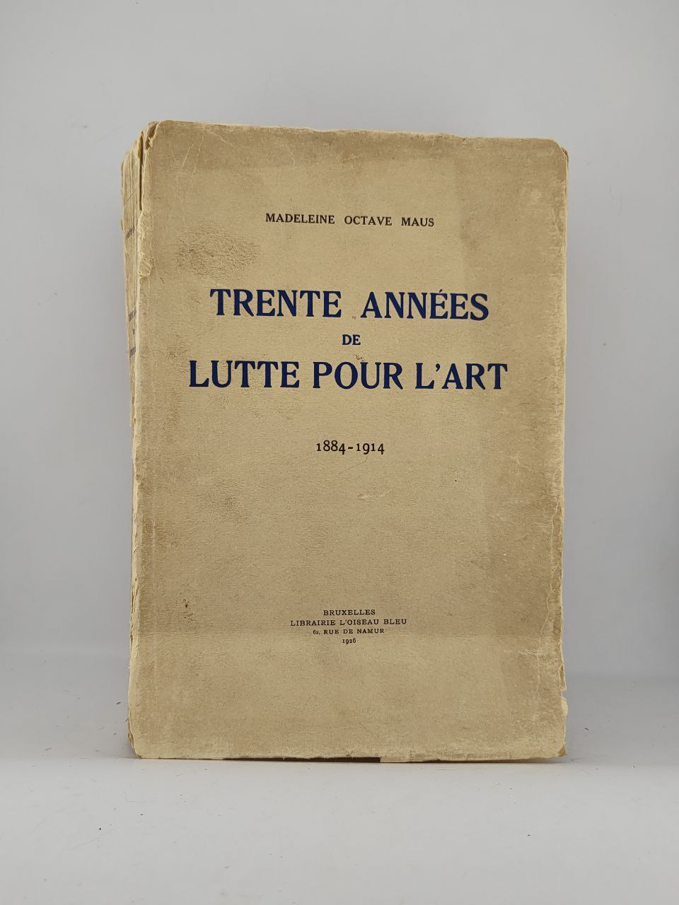 IMG_20250209_113054_378 Trente années de lettres pour l'art / Madeleine Octave Maus - Image 1