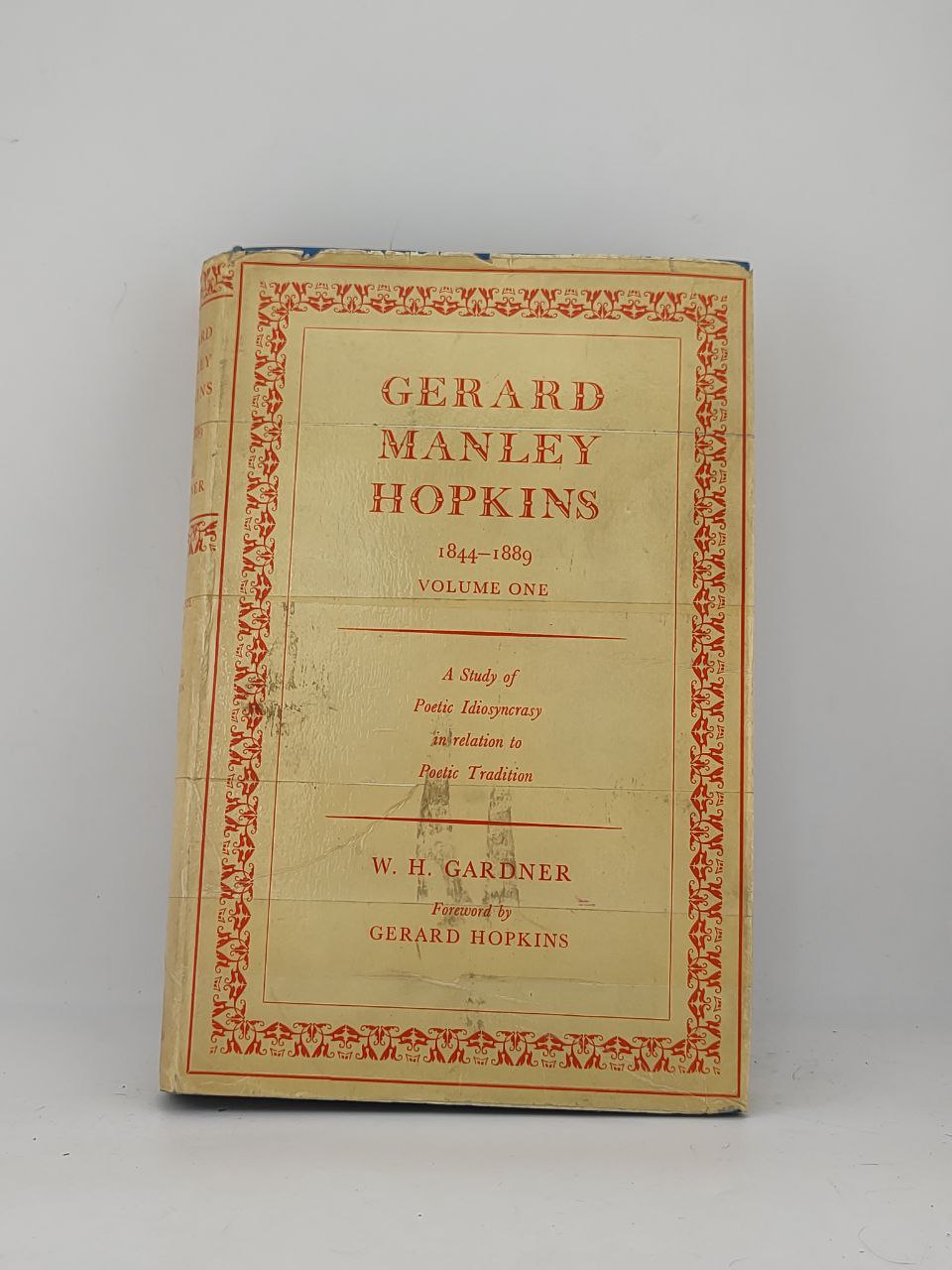 IMG_20250304_200218_449 Gerard Manley Hopkins, 1844-1889, Volume 1: A Study of Poetic Idiosyncrasy in Relation to Poetic Tradition / W. H. Gardner - Image 1