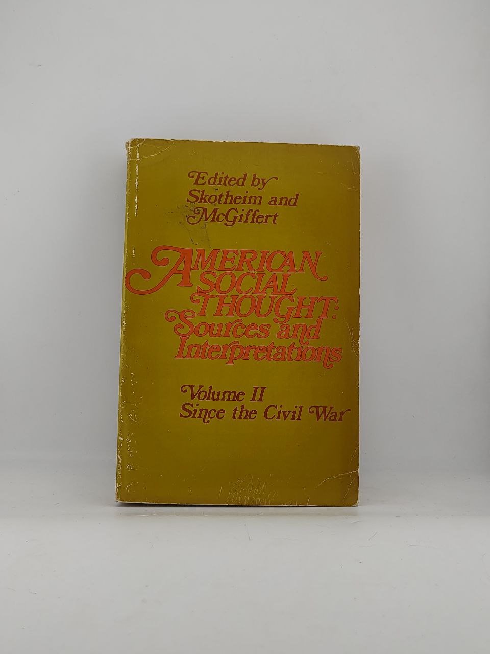 IMG_20250314_151956_003 American Social Thought: Sources and Interpretations, Volume II, Since the Civil War / Edited by Skotheim and McGiffert - Image 1