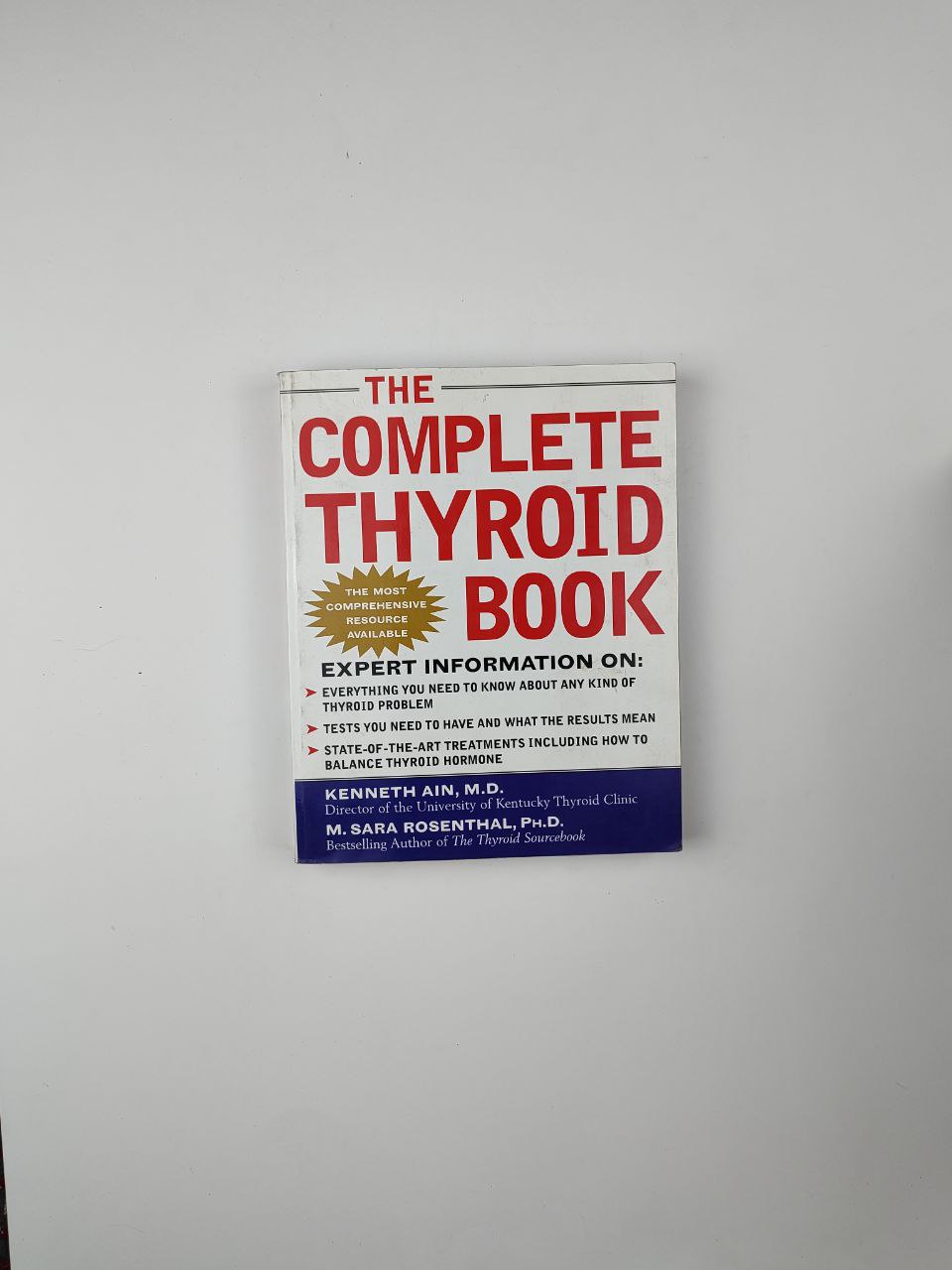 IMG_20250401_180818_882 The Complete Thyroid Book / Kenneth Ain and M. Sara Rosenthal - Image 1