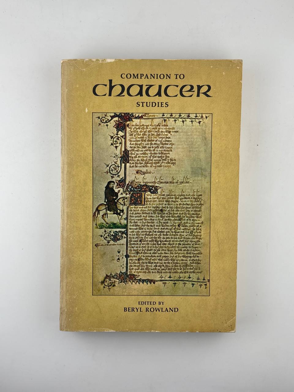 IMG_20260912_135903_508 Companion to Chaucer Studies / Beryl Rowland - Image 1