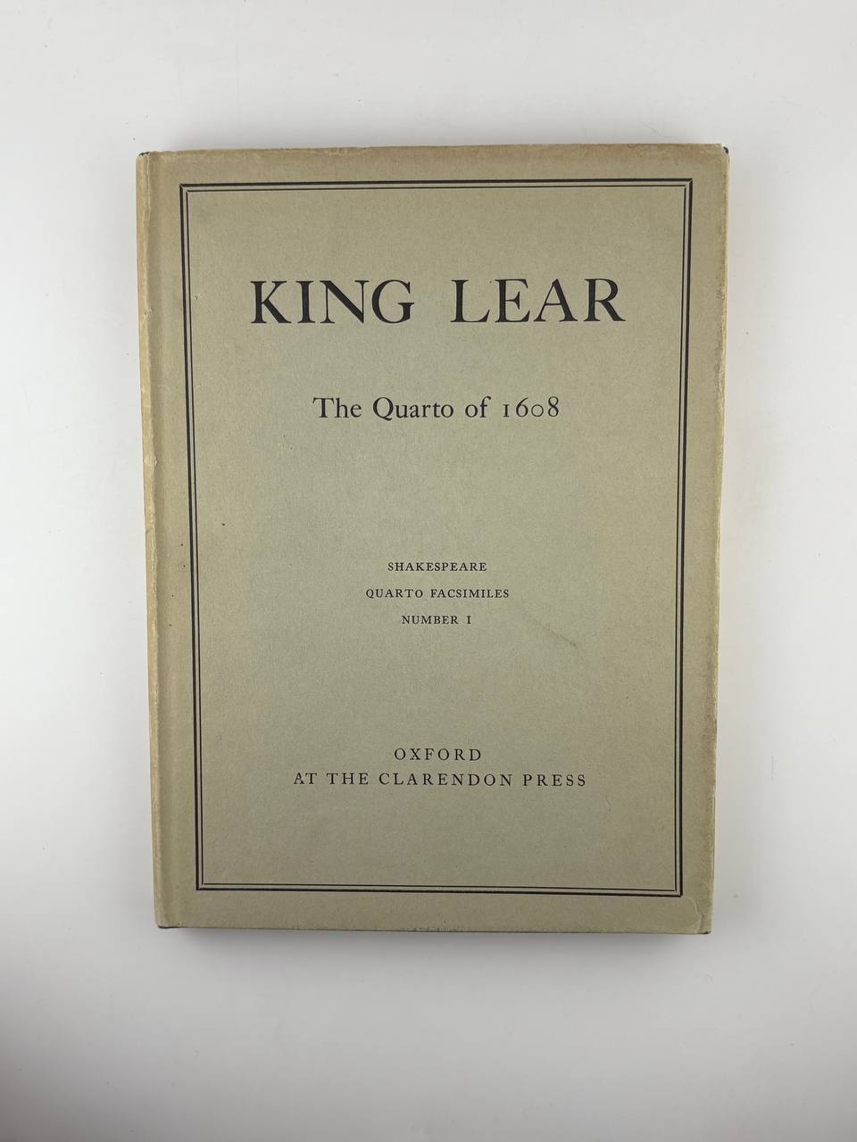 IMG_20260917_152007_338 King Lear: The Quarto of 1608 / William Shakespeare - Image 1